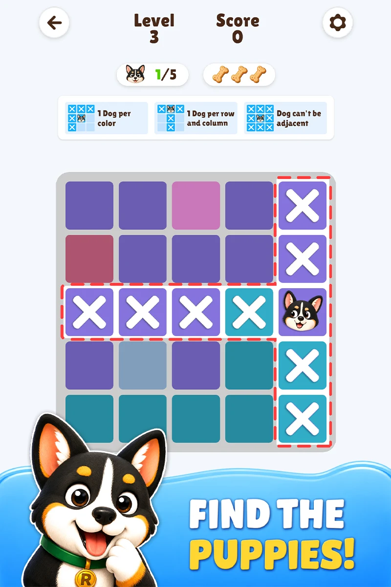 Puppydoku! Sudoku Brain Master screenshot
