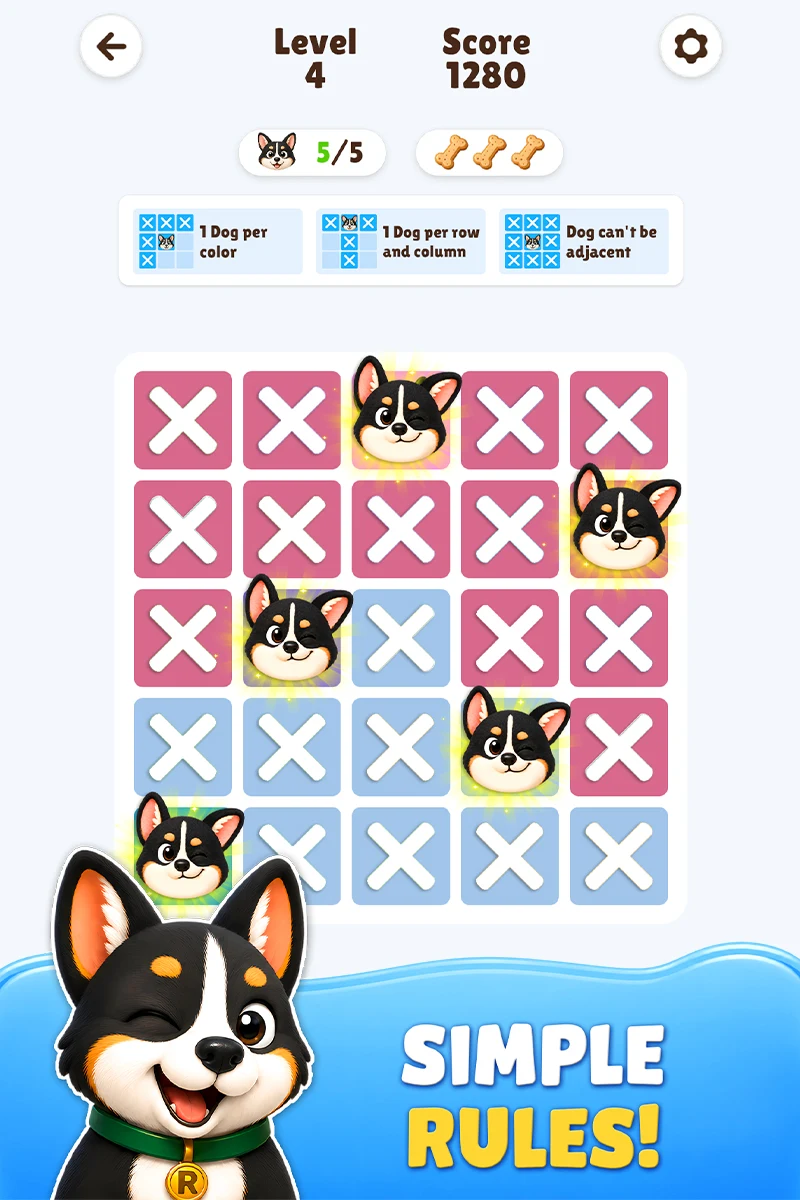 Puppydoku! Sudoku Brain Master screenshot